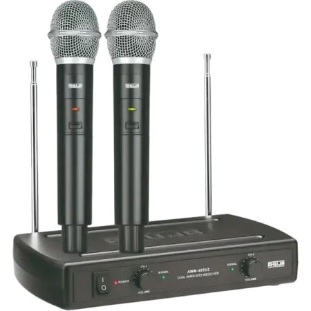 DUAL PA Wireless Microphones AWM-495V2